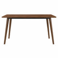 Stół jadalniany prostokątny z drewna bukowego i MDF 150x90x75 cm