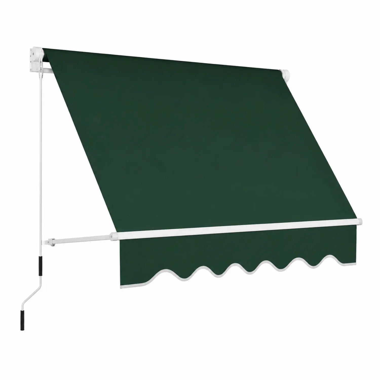 Markiza balkonowa materiał poliestrowy zielony 300x250 cm