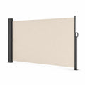 Markiza boczna aluminium poliester beżowa 300x160 cm