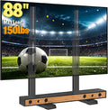 5Rcom, Szafka do telewizora, 86 cali, 6 ustawień wysokości, stojak na TV do 68 kg, uchwyt na telewizor Universal, Uchwyt na wymianę